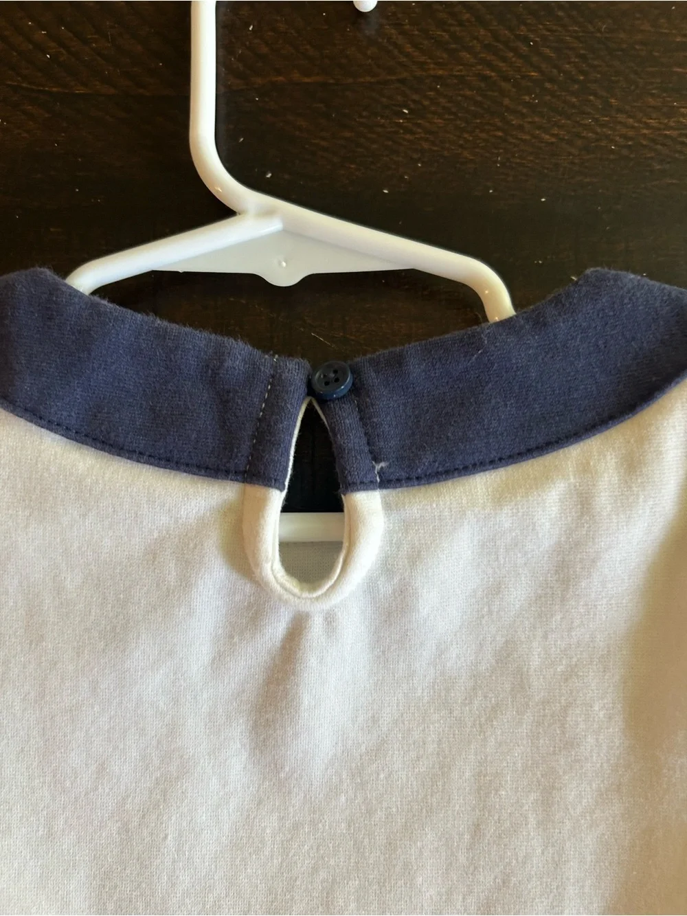 Gymboree Nautical-Inspired White & Navy Striped Girls Dress